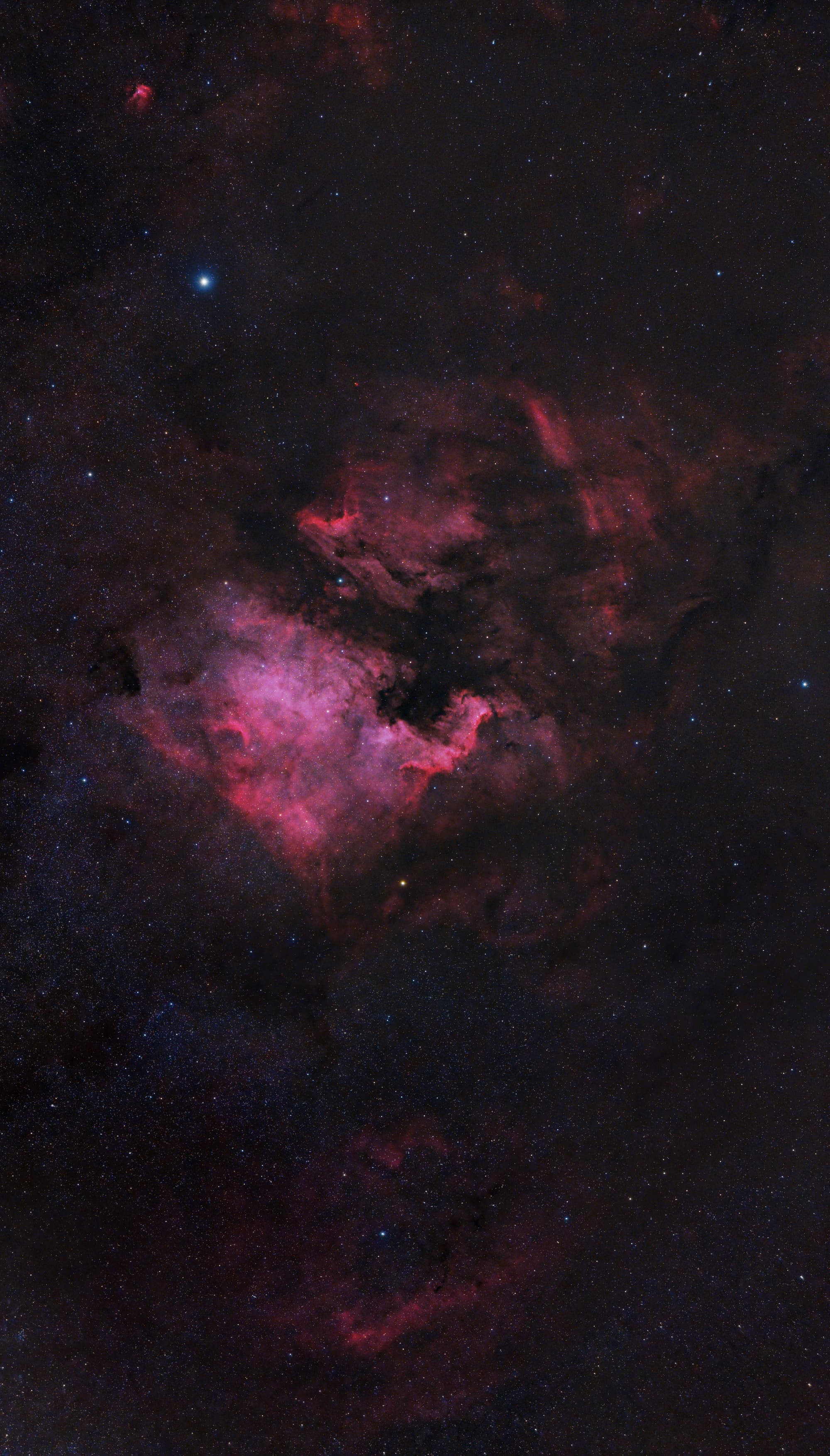 NGC 7000 Spektrum der Wissenschaft